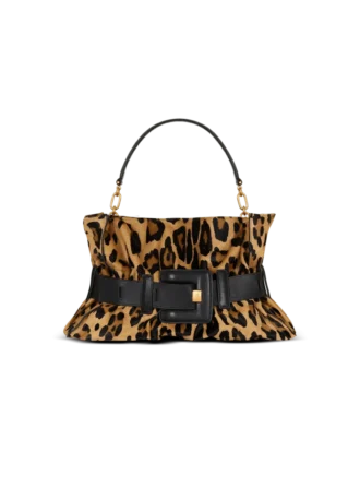 Anthem Medium ponyskin tarzı leopar desenli çanta Anthem Medium ponyskin tarzı leopar desenli çanta
