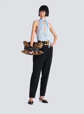 Anthem Medium ponyskin tarzı leopar desenli çanta Anthem Medium ponyskin tarzı leopar desenli çanta