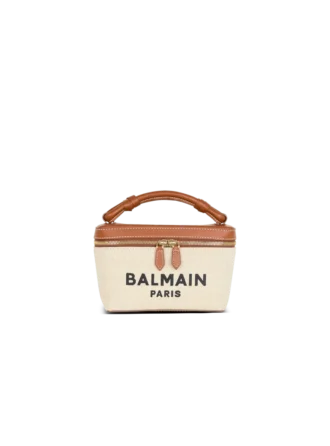 B-Army Vanity Case kanvas ve deri B-Army Vanity Case kanvas ve deri
