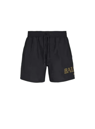 Balmain logolu mayo şort