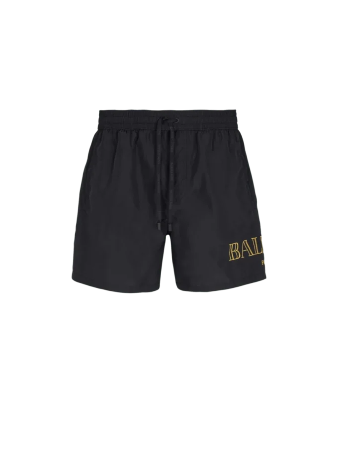 Balmain logolu mayo şort Balmain logolu mayo şort