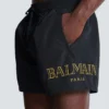Balmain logolu mayo şort Balmain logolu mayo şort