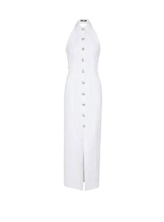 Bodycon sırtı açık poplin elbise Bodycon sırtı açık poplin elbise