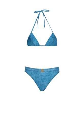 Denim iki parçalı mayo