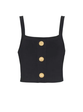 Düğmeli örgü bralette üst Düğmeli örgü bralette üst