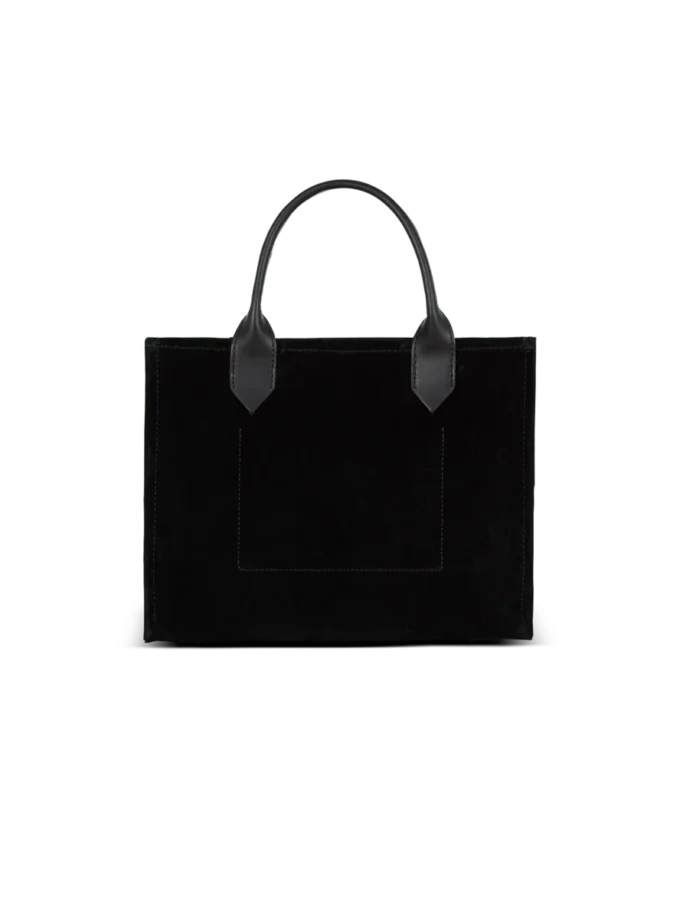 Küçük süet B-Army tote çanta Küçük süet B-Army tote çanta
