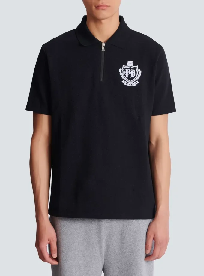 Kısa kollu College Emblem polo Kısa kollu College Emblem polo