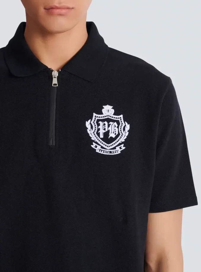 Kısa kollu College Emblem polo Kısa kollu College Emblem polo