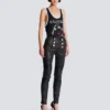 Kuzu derisi slim fit motorcu pantolonu Kuzu derisi slim fit motorcu pantolonu