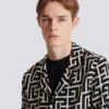 Monogram baskılı pijama gömlek Monogram baskılı pijama gömlek