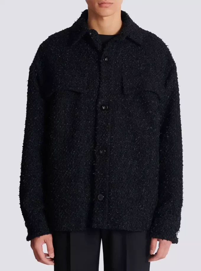 Monogram tweed gömlek Monogram tweed gömlek