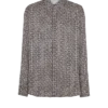 Monogramlı dökümlü gömlek Monogramlı dökümlü gömlek