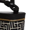 Monogramlı kanvas ve deriden B-Army makyaj çantası Monogramlı kanvas ve deriden B-Army makyaj çantası