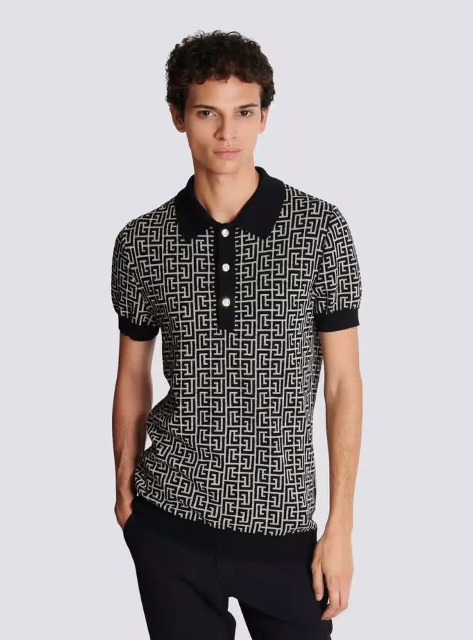 Monogramlı polo gömlek Monogramlı polo gömlek