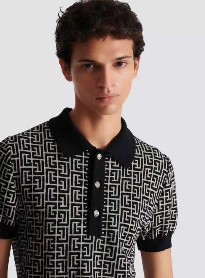 Monogramlı polo gömlek Monogramlı polo gömlek