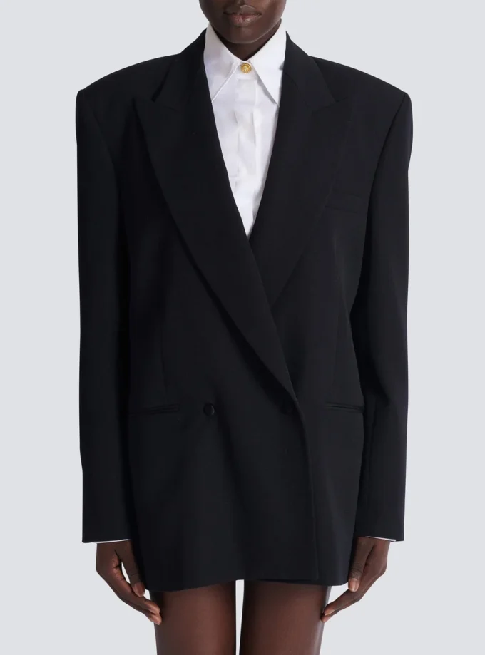 Oversize grain de poudre ceket Oversize grain de poudre ceket