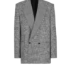 Prens of Wales jakarlı oversize ceket